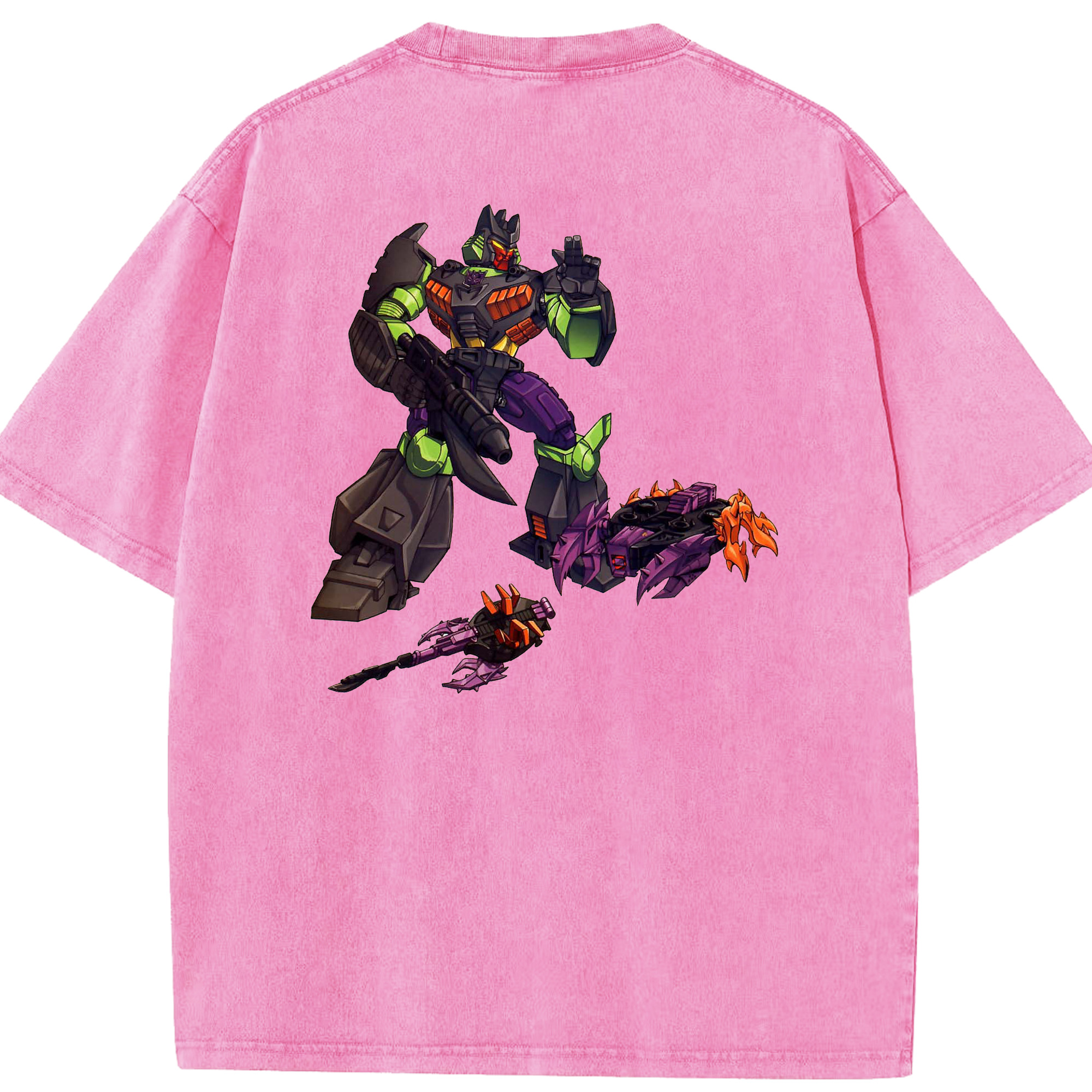 （画像用）  綿100% ヴィンテージ風 半袖Tシャツ（背面プリント）